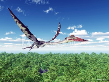 Bild på Pterosaur Quetzalcoatlus